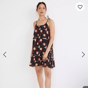 NWT Madewell Tie-Strap Dress